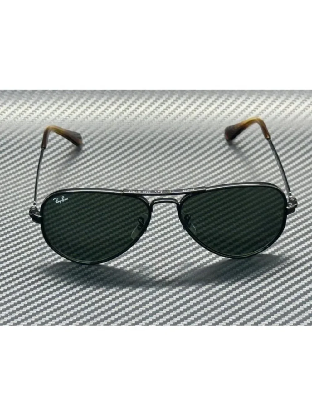 New Ray-Ban Men Black Sunglasses 58-16-145
